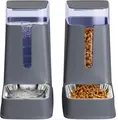 Produktbild: Automatische Katzenfutterspender & Wasserspender im Set: 1 Packung