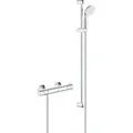 Produktbild: Grohe Grohtherm 800 Thermostat- Brausebatterie 1/2  mit Brause - Silber