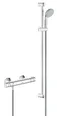 Produktbild: Grohe Grohtherm 800 Dusch Set Thermostat Brause Armatur Bad Handbrausegarnitur