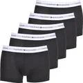Produktbild: Tommy Hilfiger Herren Boxershorts Trunks Unterwäsche, Mehrfarbig (Black/Black/Black/Black/Black), S