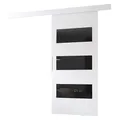 Produktbild: MINIO go for it - Schiebetür Komplettset CLEAN E, 96 cm Breit, Schiebetüren, Wandmontage, Schiebetürsystem, Zimmertüren - Weiss Matt