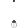 Produktbild: EGLO Pendelleuchte Bampton 1 flammige Hängelampe Holz Stahl Braun E27