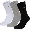 Produktbild: PUMA Herren Crew Socken, Weiß / Grau / Schwarz, 39-42 EU