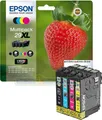 Produktbild: 4 Original Tintenpatronen XL Epson T2996 T29 black cyan magenta yellow Set Erdbe