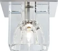 Produktbild: Paulmann Quality Einbauleuchten Set Glassy Cube 3x10W 60VA 230/12V G4 83/83mm Klar/Chrom Glas/Metall