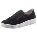 Produktbild: Gabor Plateausneaker mit zwei Reißverschlüssen, Freizeitschuh, Halbschuh, Schnürschuh blau 42 EU (8 UK)