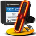 Produktbild: MIVELO Fahrrad Rücklicht mit Bremslichtfunktion STVZO IPX5 wasserdicht  mit Akku