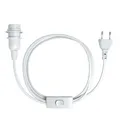 Produktbild: Lampenfassung E14 mit Kabel 5m Stecker Schalter Stromkabel Fassung Sockel Weiß