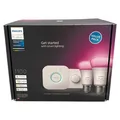 Produktbild: Philips Hue White & Color Ambiance Starter Set  mit 2x E27 Lampe+ Bridge + Smart