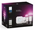 Produktbild: Philips Hue White & Color Ambiance Starter Set mit E27 Lampen 2-er Pack (1100)