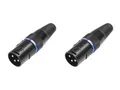 Produktbild: 2x Adam Hall Connectors K 3 DMXT 3- XLR DMX-Stecker 3 pol 120 Ohm, Terminator