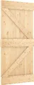 Produktbild: vidaXL Tür NARVIK 95x210 cm Massivholz Kiefer