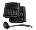 Produktbild: Tefal XA724810 Waffelplatten und Schöpfkelle, Zubehörset für OptiGrill