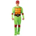 Produktbild: Funidelia Kostüm Ninja Turtles – Raphael Kostüm, Mit diesem Kostüm mutierst Du zur kämpfenden Schildkröte! grün S