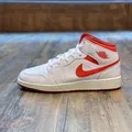 Produktbild: Nike Air Jordan 1 Mid Gr.42,5 weiß rot FJ3458 160 Herren Sneaker Retro