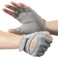 Produktbild: Trainingshandschuhe Damen - Ohne Polsterung - Fitness Handschuhe Gym S grau
