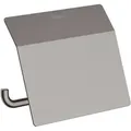 Produktbild: Hansgrohe - AddStoris - Papierrollenhalter mit Deckel, Chrom schwarz gebürstet 41753340