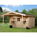 Produktbild: Weka Holz-Gartenhaus Satteldach Unbehandelt 450 cm x 594 cm