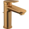 Produktbild: Duravit Wave Einhebel-Waschtischmischer, Ausladung 122 mm, mit Ablaufgarnitur, WA1020001004, Farbe: Bronze gebürstet