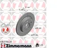 Produktbild: 2 x ZIMMERMANN 610.3704.20 Bremsscheibe hinten VOLVO S90 I