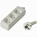 Produktbild: PremiumCord PP3-10 power extension 3 AC outlet(s) White (3 x, 10 m) (PP3-10)