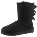 Produktbild: UGG Bailey Bow 2 Schlupfboots mit Satinschleifen hinten am Schaft schwarz 37,5 EU