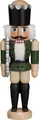 Produktbild: Seiffener Volkskunst Nussknacker Nussknacker König grün, Handarbeit aus dem Erzgebirge