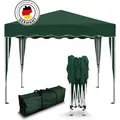 Produktbild: Kronenburg Faltpavillon 3x3m - Wasserfest, UV-Schutz 50+, 0 Seitenteile, grün - Grün