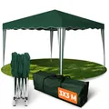 Produktbild: Kronenburg Faltpavillon wasserdicht Dachmaß 3 x 3 m UV Schutz 50+ Pavillon in Grün