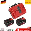 Produktbild: 2x18V 6,0Ah Akkus+Doppelladegerät Für Einhell 18V POWER X-CHANGE alle PXC-Geräte