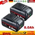 Produktbild: 2x 18V 8,0Ah Ersatzakku Für Einhell Akku Power X-Change Lithium PXC LED New 🚚☆