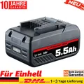 Produktbild: 5,5Ah Akku Für Einhell 18V Ersatzakku POWER X-CHANGE Lithium PXC Batterien