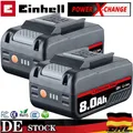 Produktbild: 2 Stück 18V 8,0Ah Ersatzakku Für Einhell Akku Power X-Change Lithium PXC LED DE