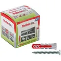 Produktbild: Fischer Schrauben-Dübel-Set DuoPower S LD, 10x50mm Universaldübel und Schrauben, 50-teilig
