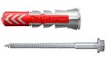 Produktbild: Universaldübel fischer DUOPOWER 10x50 S, 25 Stück mit Schrauben, grau,