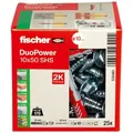 Produktbild: Fischer Duopower S 10 x 50 mm mit Sechskant-Sicherheitsschraube 7,0 x 69  535461