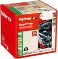 Produktbild: Fischer DUOPOWER 10 X 50 S, Universaldübel Mit Sicherheitsschraube, 2-Komponente