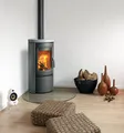 Produktbild: VARDE OVNE Kaminofen VARDE OVNE Kaminofen SHAPE 2 Stahl grau/Speckstein 5,4 kW Holzofen, 5 kW, Scheibenspülung vorhanden