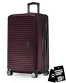 Produktbild: Hauptstadtkoffer Mitte - Mittelgroßer Hartschalen-Koffer + Digitaler Kofferanhänger, Check-In Gepäck mit Volumenerweiterung + Koffertag, TSA, 4 Rollen, 68 cm, 88 L, Burgund