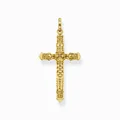 Produktbild: THOMAS SABO Anhänger Kreuz für Kette 925 Sterlingsilber vergoldet PE912-413-39