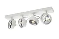 Produktbild: SLV KALU CW, Indoor Wand- und Deckenaufbauleuchte, quad, QPAR111, weiß, 4x75W