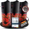 Produktbild: 3 x Wilhelm Pfefferspray 40 ml Tierabwehr Selbstverteidigung CS KO Spray  CS Gas