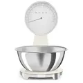 Produktbild: Smeg KSF01CRWW, Elektronische Küchenwaage, 5 kg, 1 g, Cremefarben, Kunststoff, Silikon, Edelstahl, Arbeitsplatte