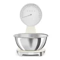Produktbild: SMEG Retro Küchenwaage 5kg/1g Analog- Digitalanzeige USB Akku Creme KSF01CRWW