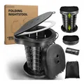 Produktbild: Campingtoilette Hovibu faltbar mobile Toilette Höhe 34 cm für Outdoor 400 lbs