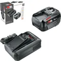 Produktbild: Bosch Akku Starter Set 18V 4 0Ah Li Ion Schnellladegerät Power For All Neu OVP