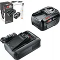 Produktbild: Bosch Akku und Schnellladegerät Starter Set 18V (4,0Ah Li-Ionen-Akku, Ladegerät)
