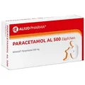 Produktbild: Paracetamol AL 500 Zäpfchen bei akuten Schmerzen und Fieber