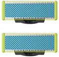 Produktbild: Philips Elektrorasierer Philips Bodycare OneBlade Rasierklingen Blau, Grün 2 St.