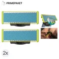 Produktbild: 2x Ersatzklinge für Philips OneBlade Rasierklinge QP2520/QP2630